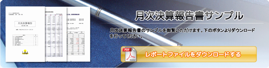 月次レポートサンプル